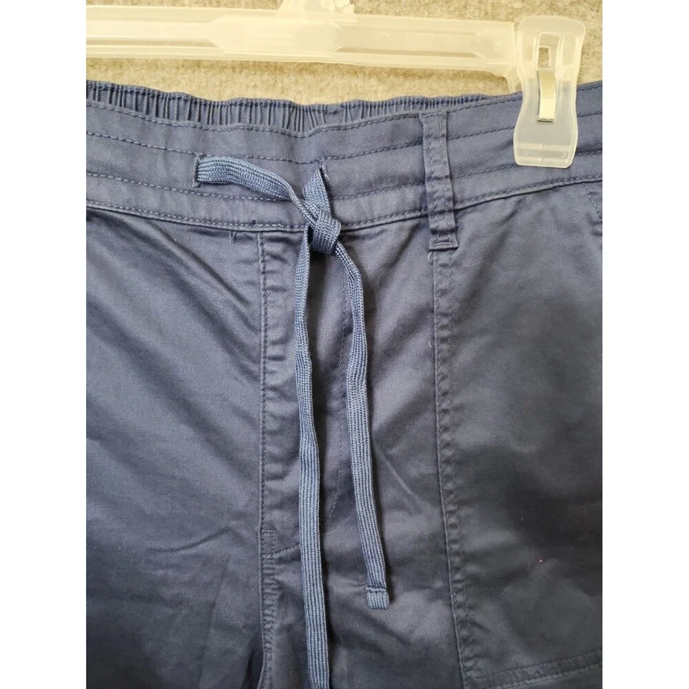 Lane Bryant Pull-On Super-Soft Straight Leg Chino Pants Women 20 Sateen Blue NEW